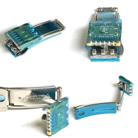 Omega De Ville Steel & Gold Plated 6151/441 Clasp - Picture 2 of 9